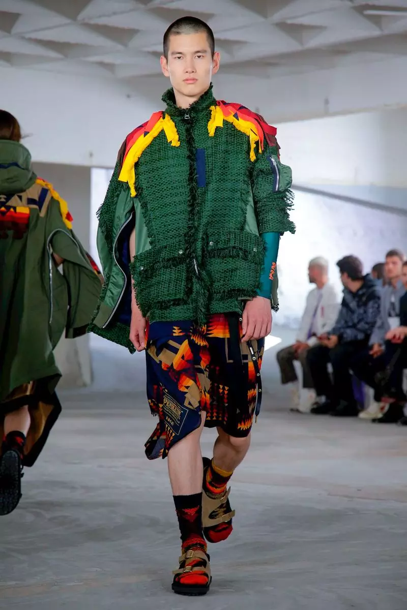 Sacai Gizonezkoen Arropa 2019ko Udaberria Uda Paris57