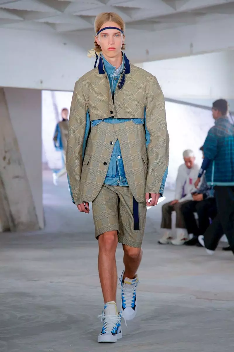 Sacai Menswear 2019 tavaszi nyár Párizs28