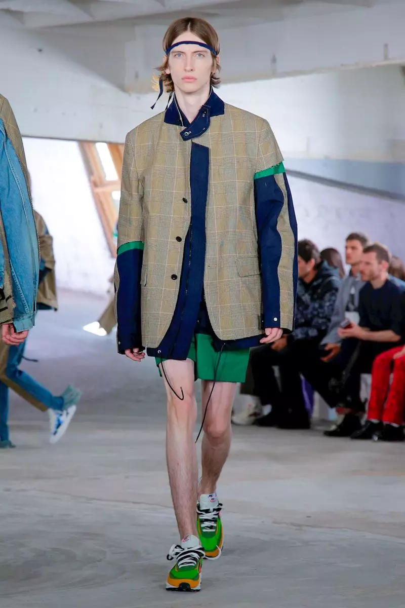 Sacai Gizonezkoen Arropa 2019ko Udaberria Udako Paris22