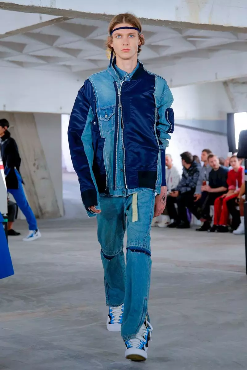 Sacai Gizonezkoen Arropa 2019ko Udaberria Paris17