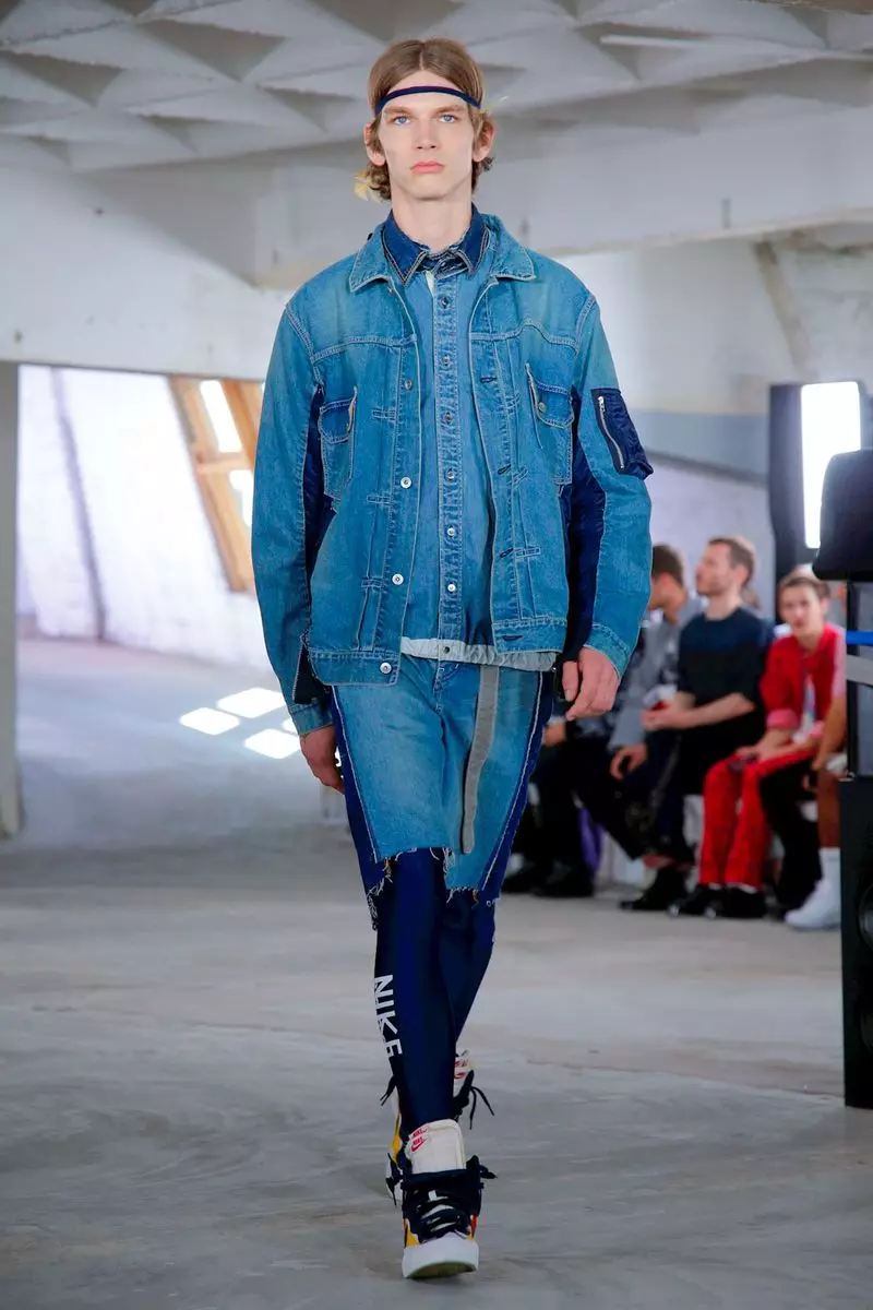 Sacai Gizonezkoen Arropa 2019ko Udaberria Udako Paris16