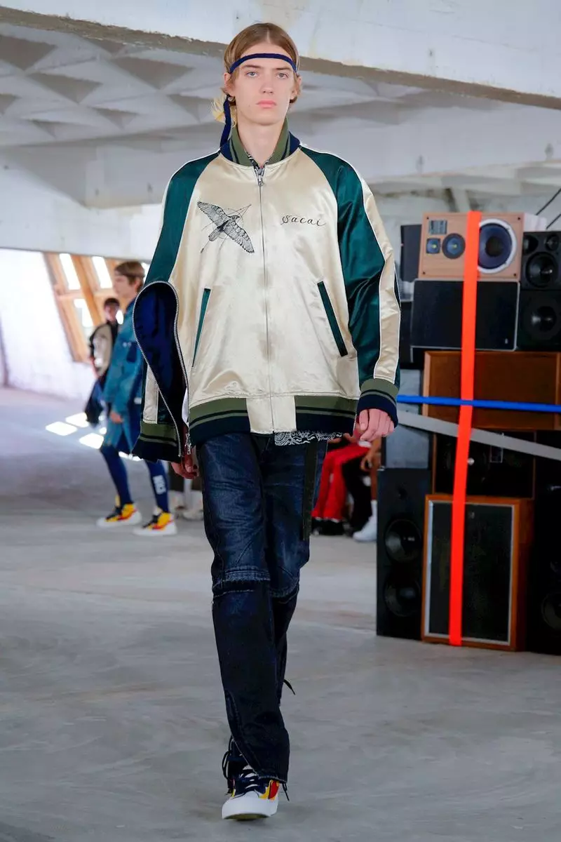 Sacai Gizonezkoen Arropa 2019ko Udaberria Udako Paris14