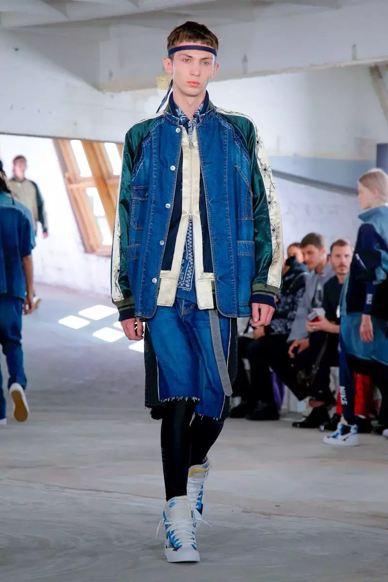 Sacai Gizonezkoen Arropa 2019ko Udaberria Udako Paris12