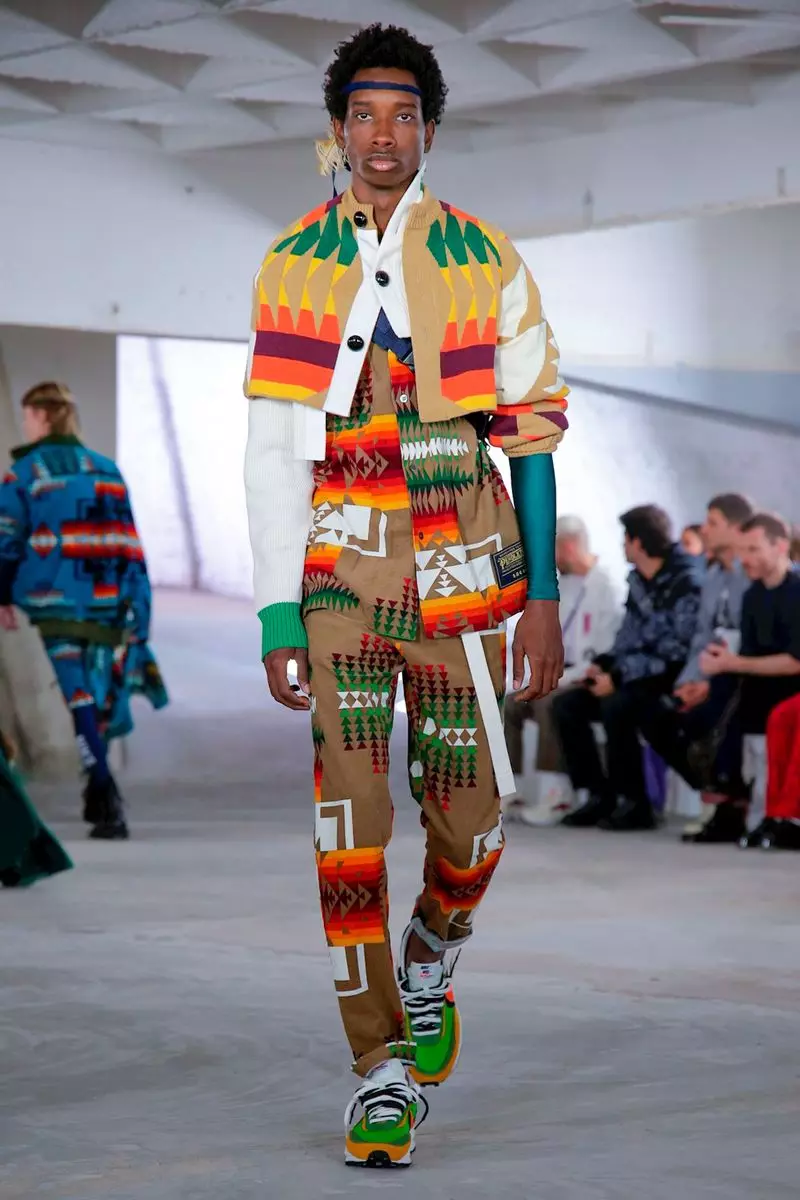 Sacai Gizonezkoen Arropa 2019ko Udaberria Udako Paris7