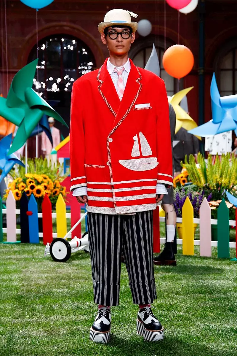 Thom Browne Erkek eşikleri Bahar tomus 2019 Pari Paris11