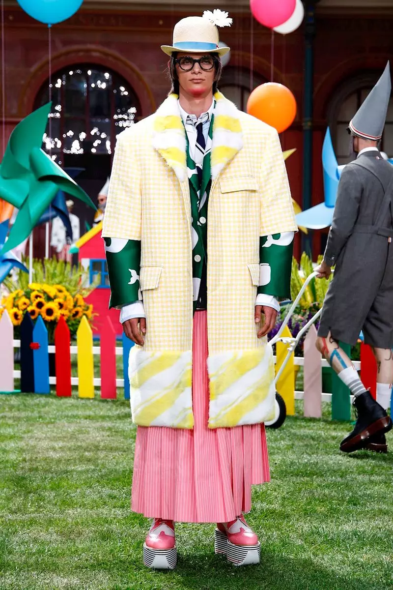 Thom Browne տղամարդկանց հագուստ գարուն-ամառ 2019 Փարիզ13