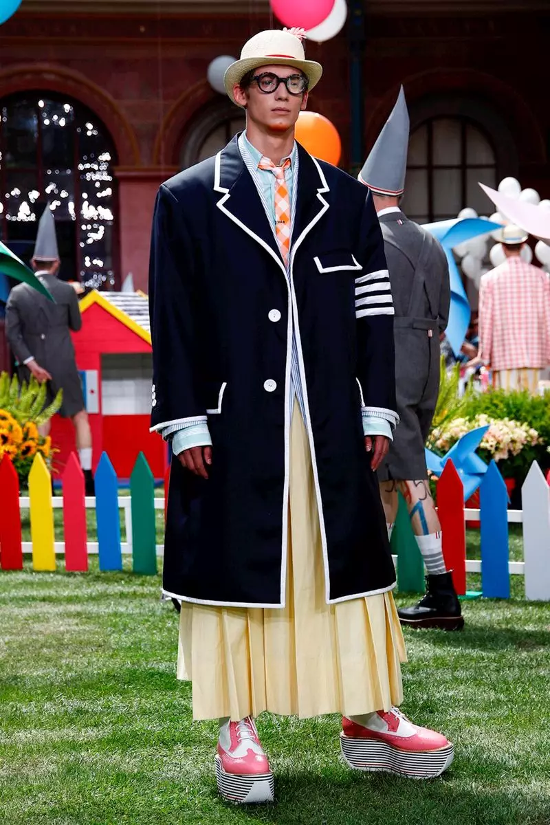 Thom Browne Erkek eşikleri Bahar tomus 2019 Pari Paris18