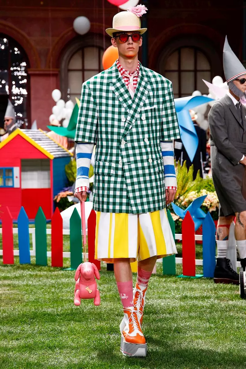 Thom Brown Menswear වසන්ත ගිම්හානය 2019 Paris19