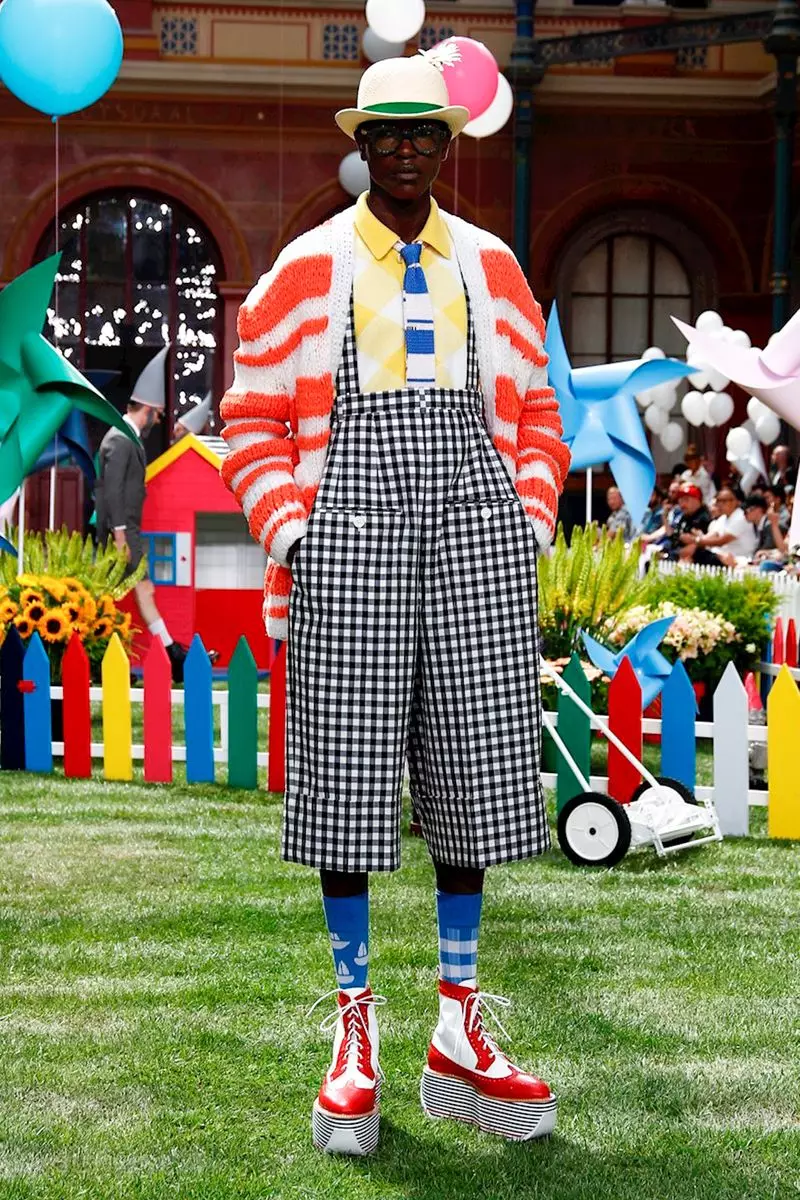 Мъжко облекло Thom Browne пролет лято 2019 Париж24