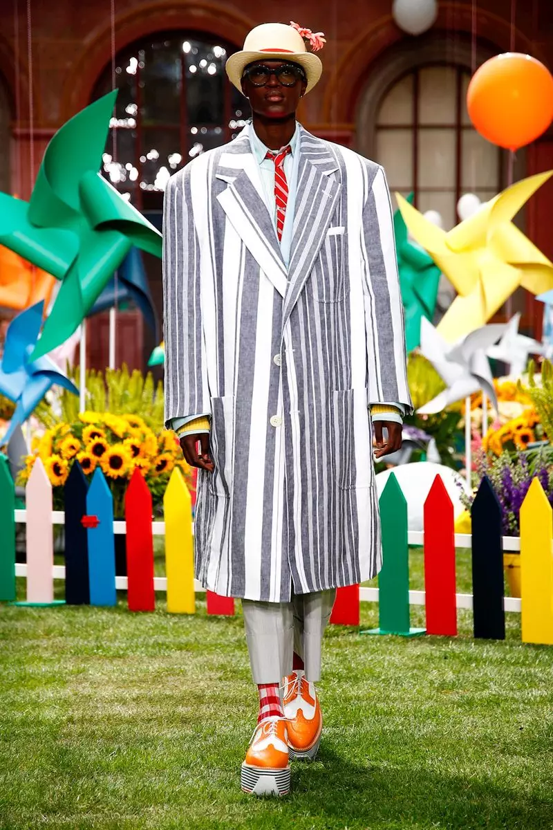 Thom Browne Gizonezkoen Arropa 2019ko Udaberria Uda Paris3