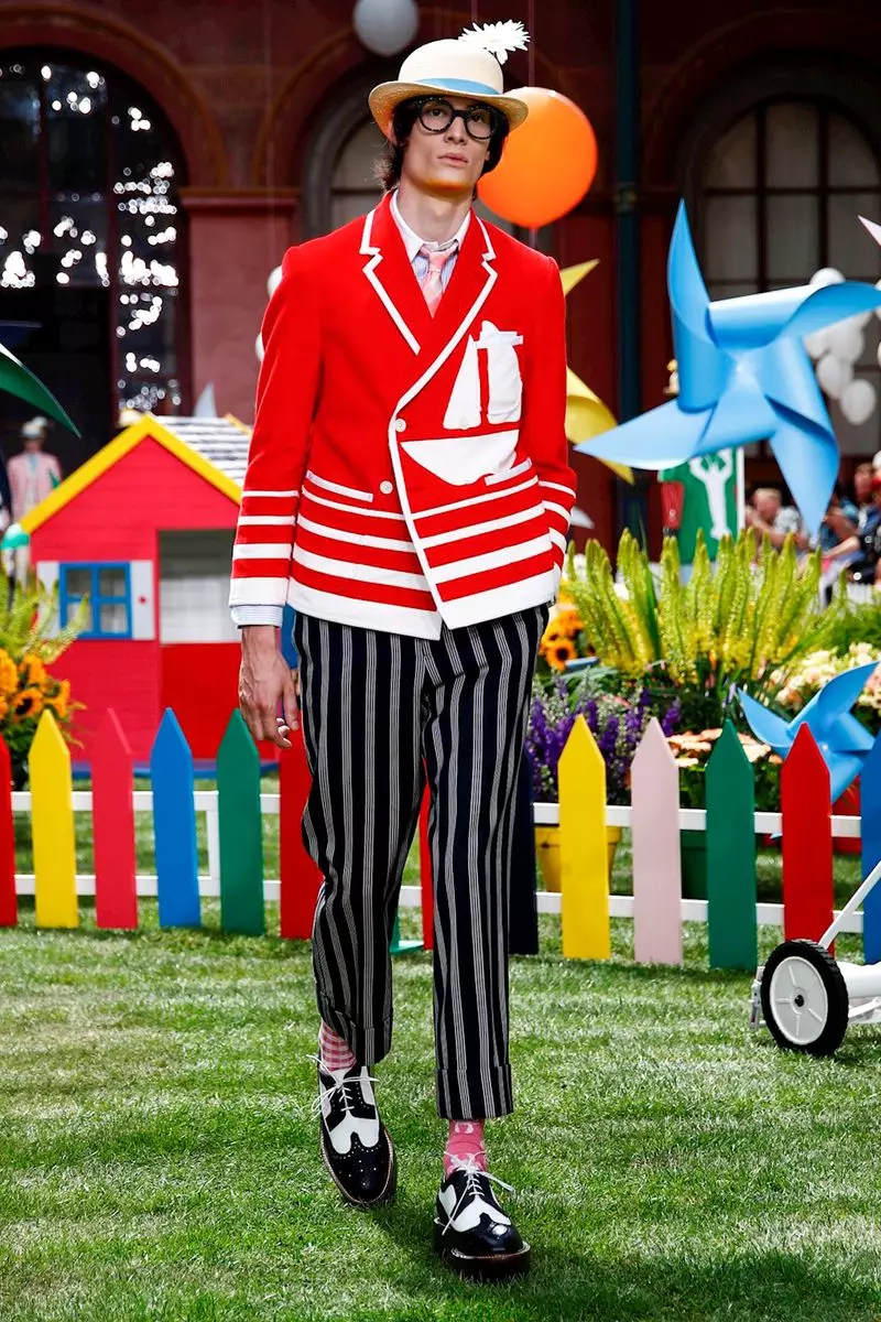 Мъжко облекло Thom Browne пролет лято 2019 Париж38