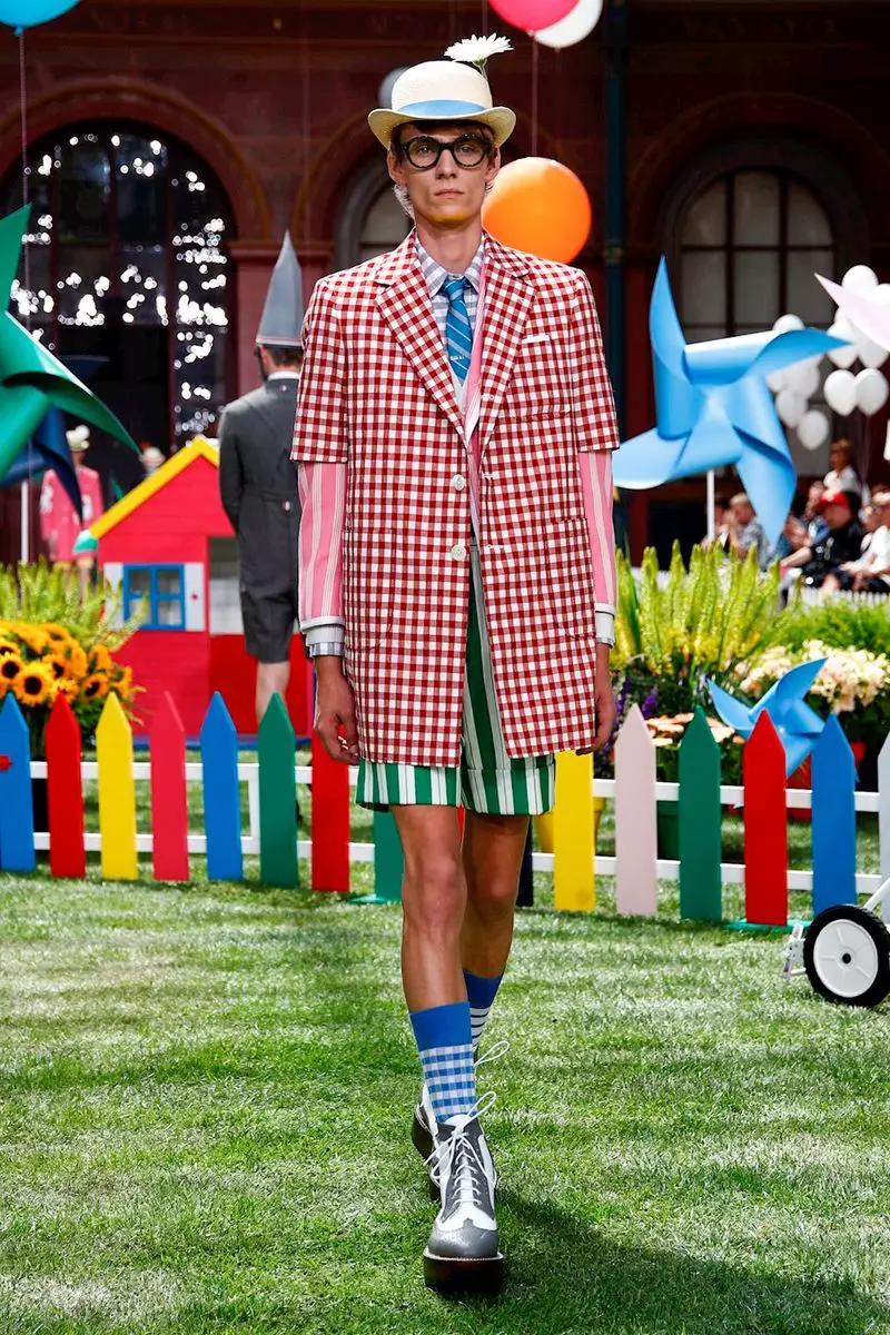 Thom Browne herrafatnaður vor sumar 2019 Paris49