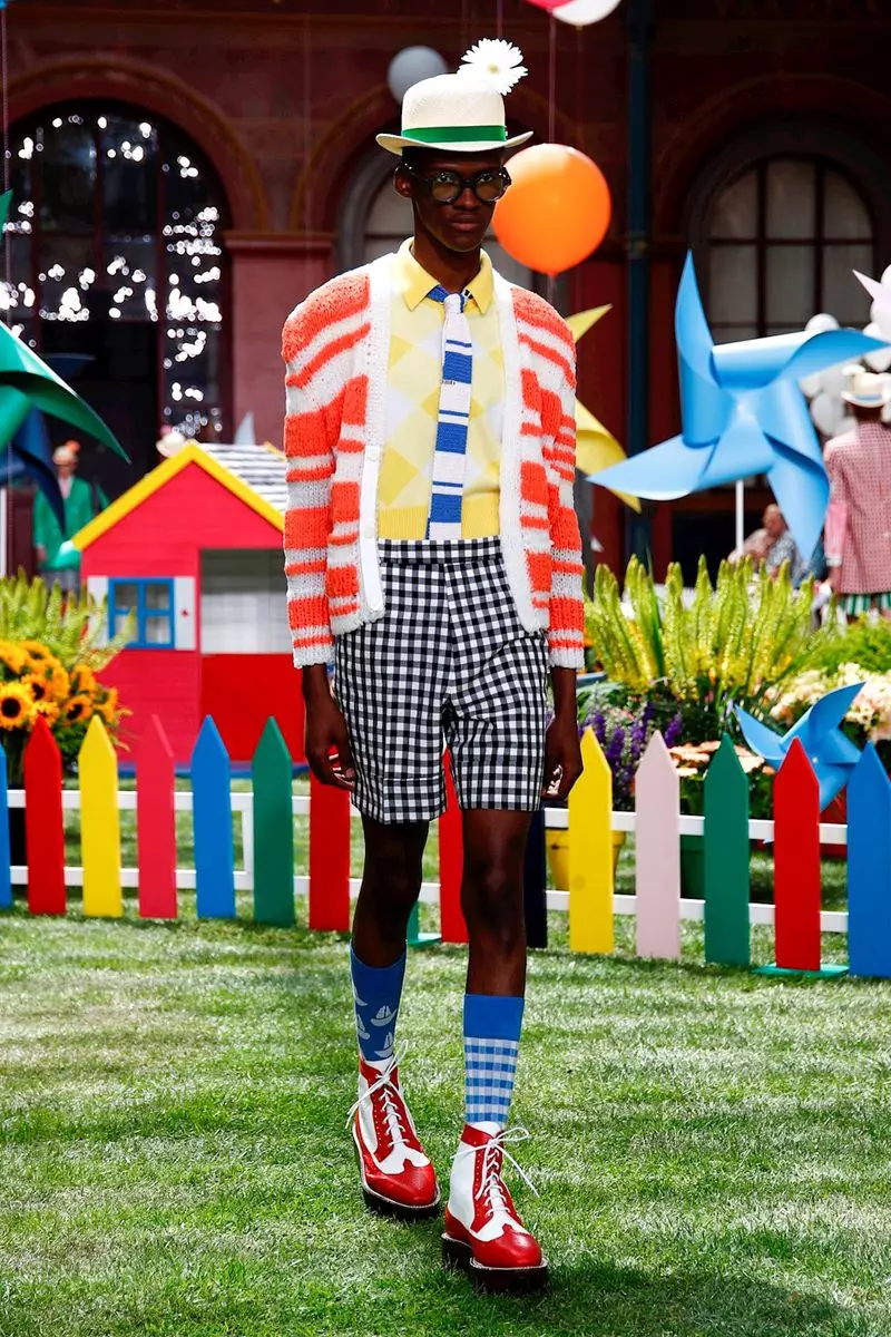 Thom Browne Erkek eşikleri Bahar tomus 2019 Pari Paris 52