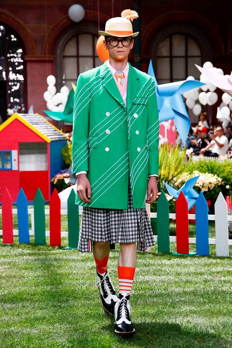 Thom Brown Menswear වසන්ත ගිම්හානය 2019 Paris53