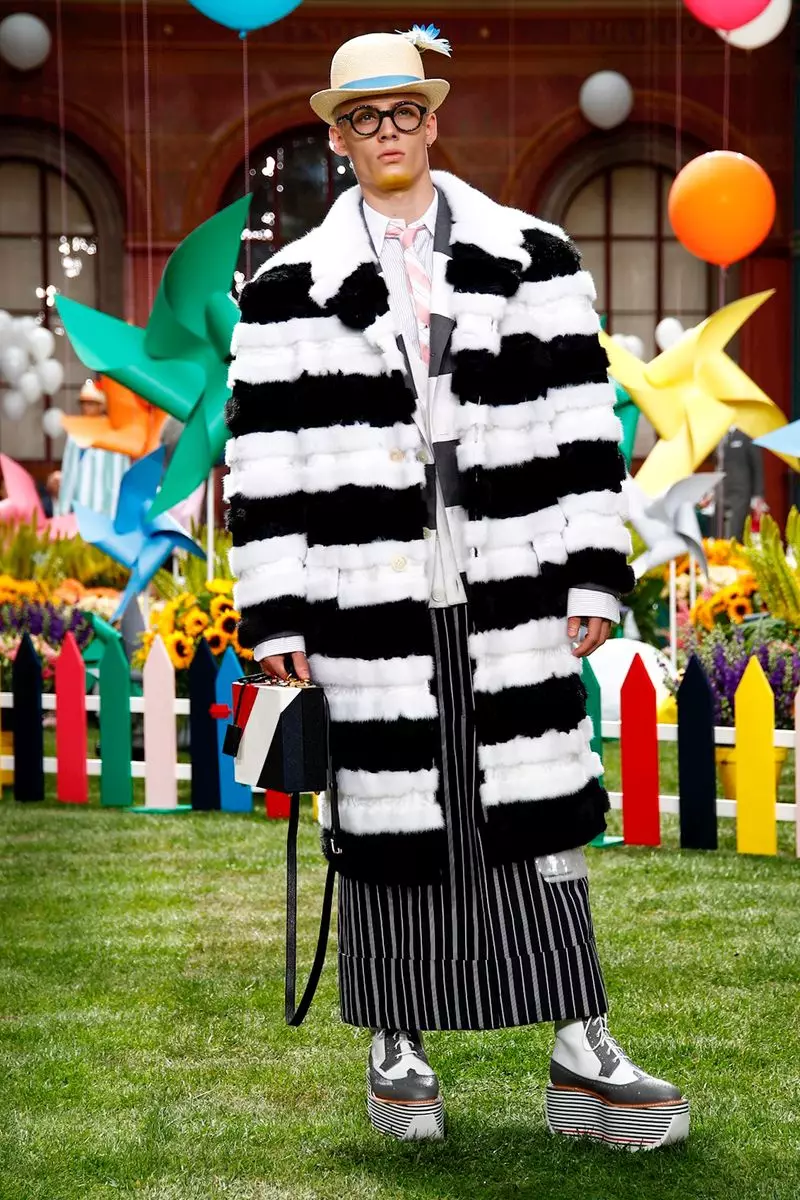 Veshje për meshkuj Thom Browne Pranverë Verë 2019 Paris58