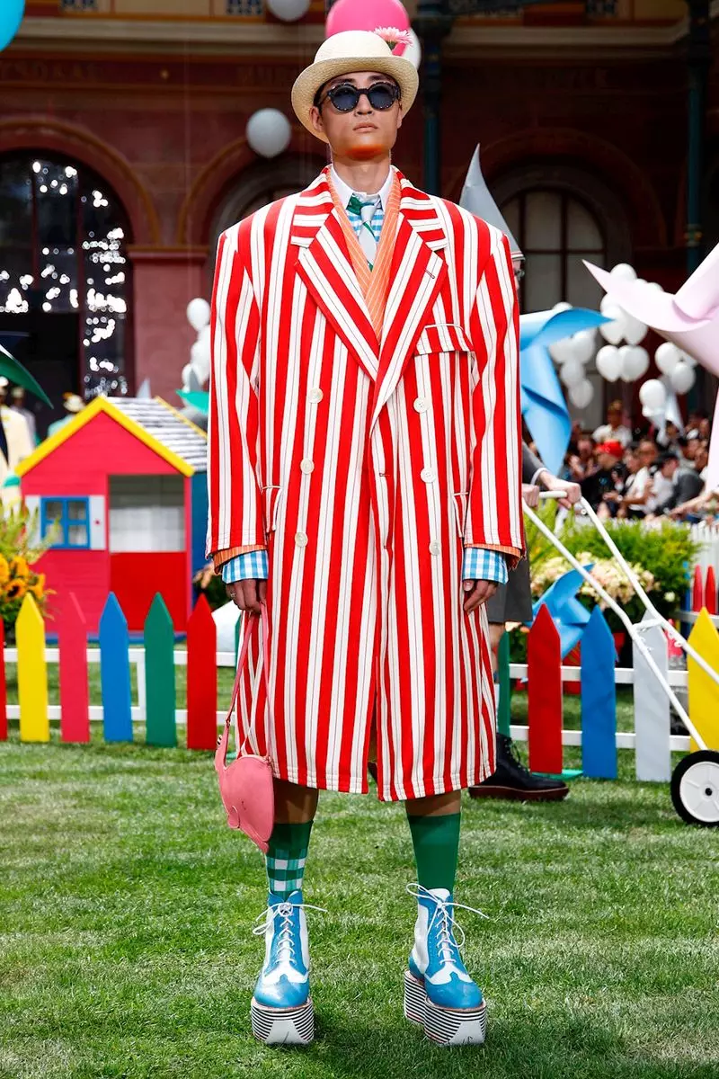 Мужчынская адзенне Thom Browne вясна-лета 2019 Парыж59