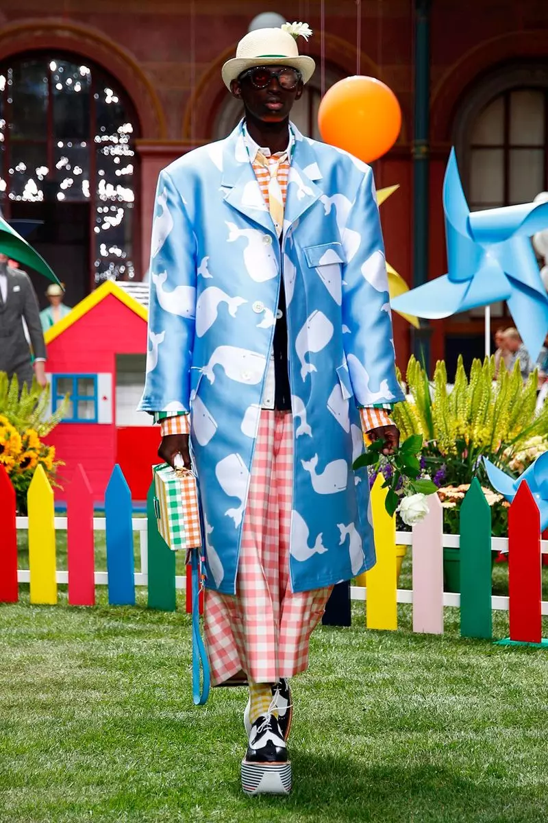 Veshje për meshkuj Thom Browne Pranverë Verë 2019 Paris6