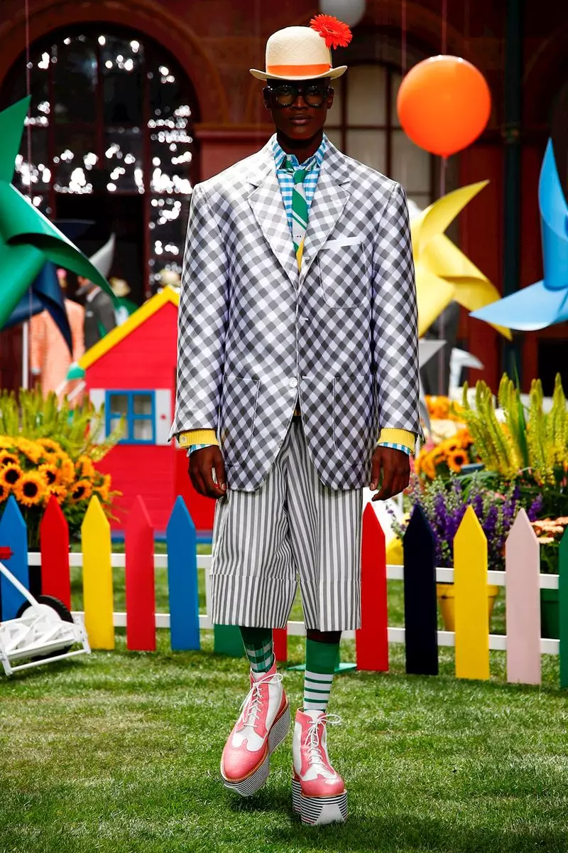 Thom Brown Menswear වසන්ත ගිම්හානය 2019 Paris8