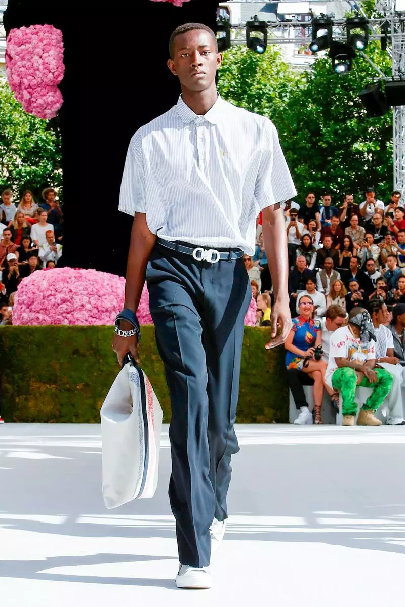 Dior Homme vyriški drabužiai, pavasario vasara 2019 Paryžius31