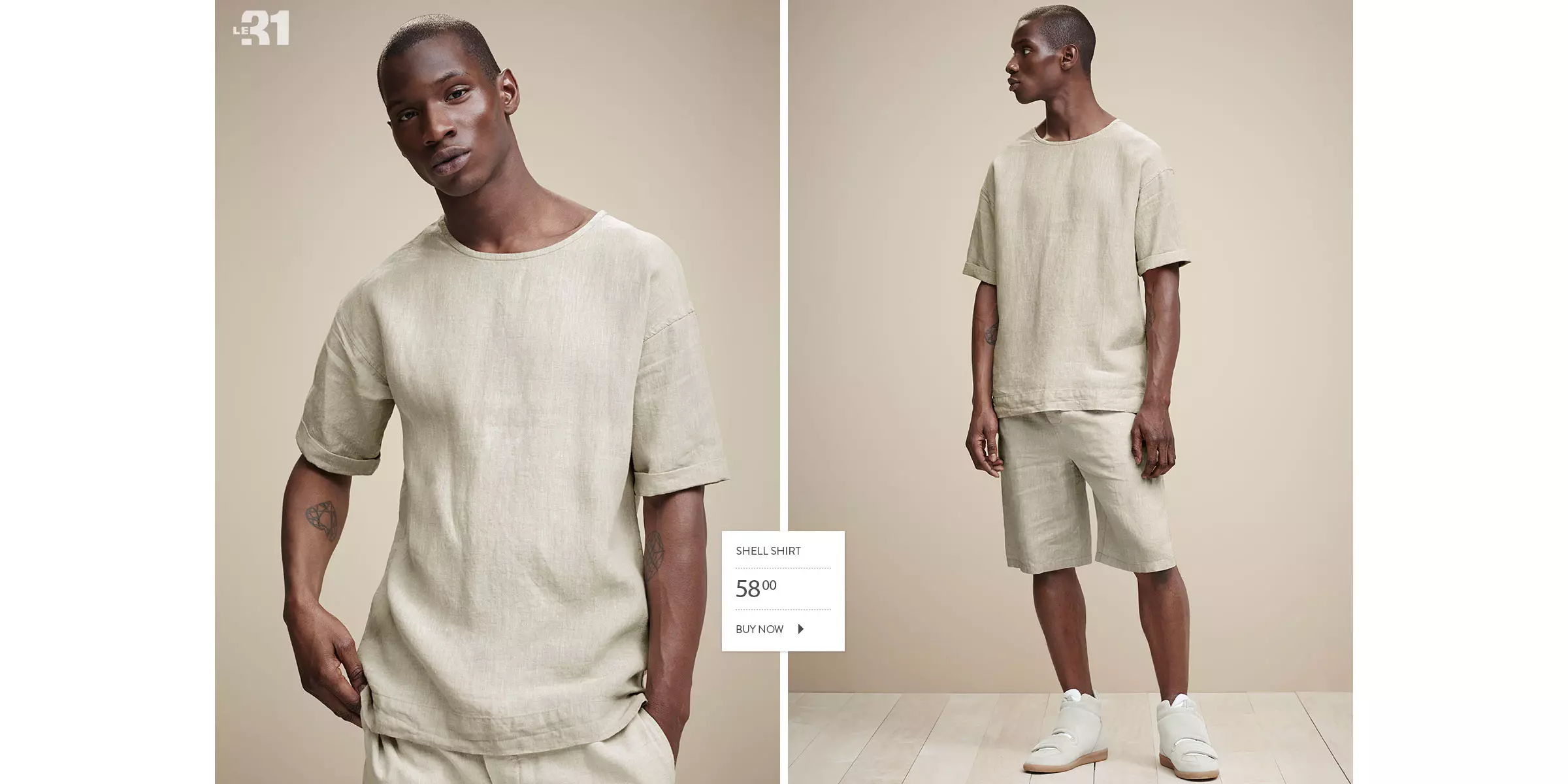 Ganz schéin, Adonis Bosso frontéiert New Look Buch 2015 fir de kanadesche Händler Simons, mir hunn seng suave Haltung & Posen gär!