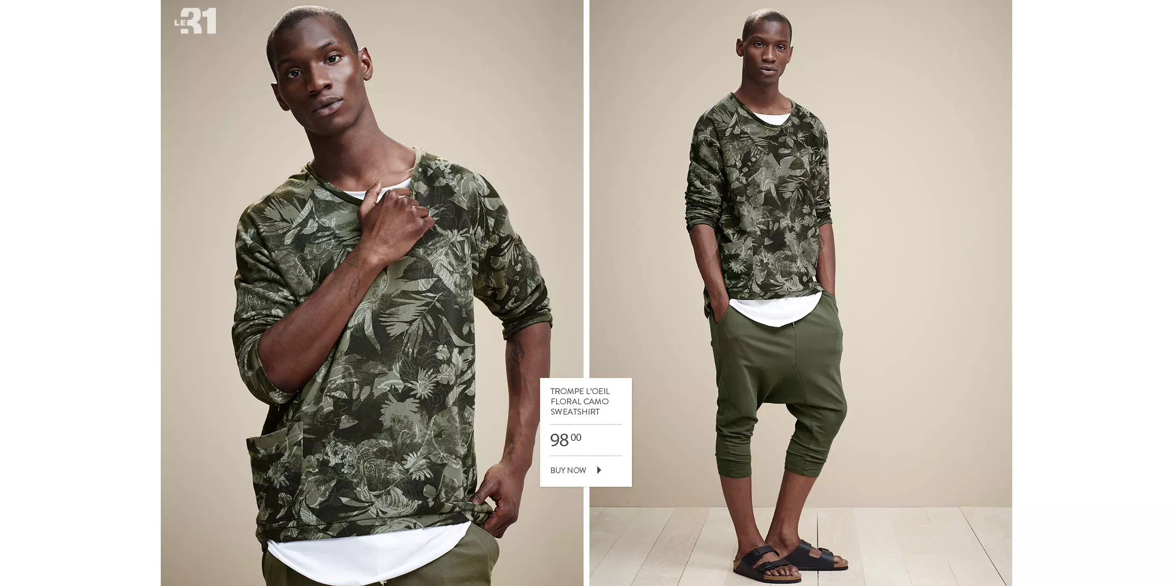 Geulis pisan, Adonis Bosso muka buku New Look 2015 pikeun pangecér Kanada Simons, kami resep sikep sareng pose na!