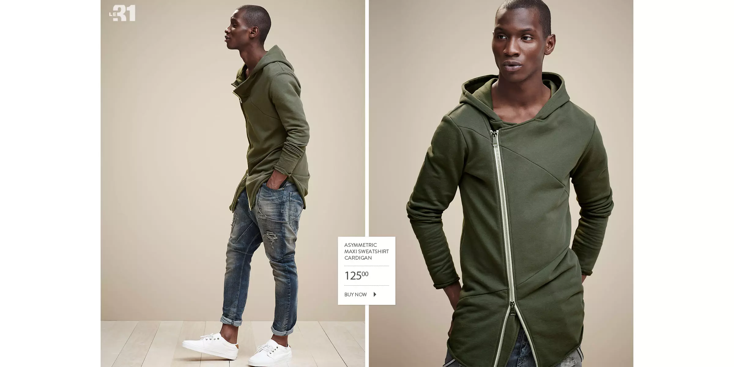 Ganz schéin, Adonis Bosso frontéiert New Look Buch 2015 fir de kanadesche Händler Simons, mir hunn seng suave Haltung & Posen gär!