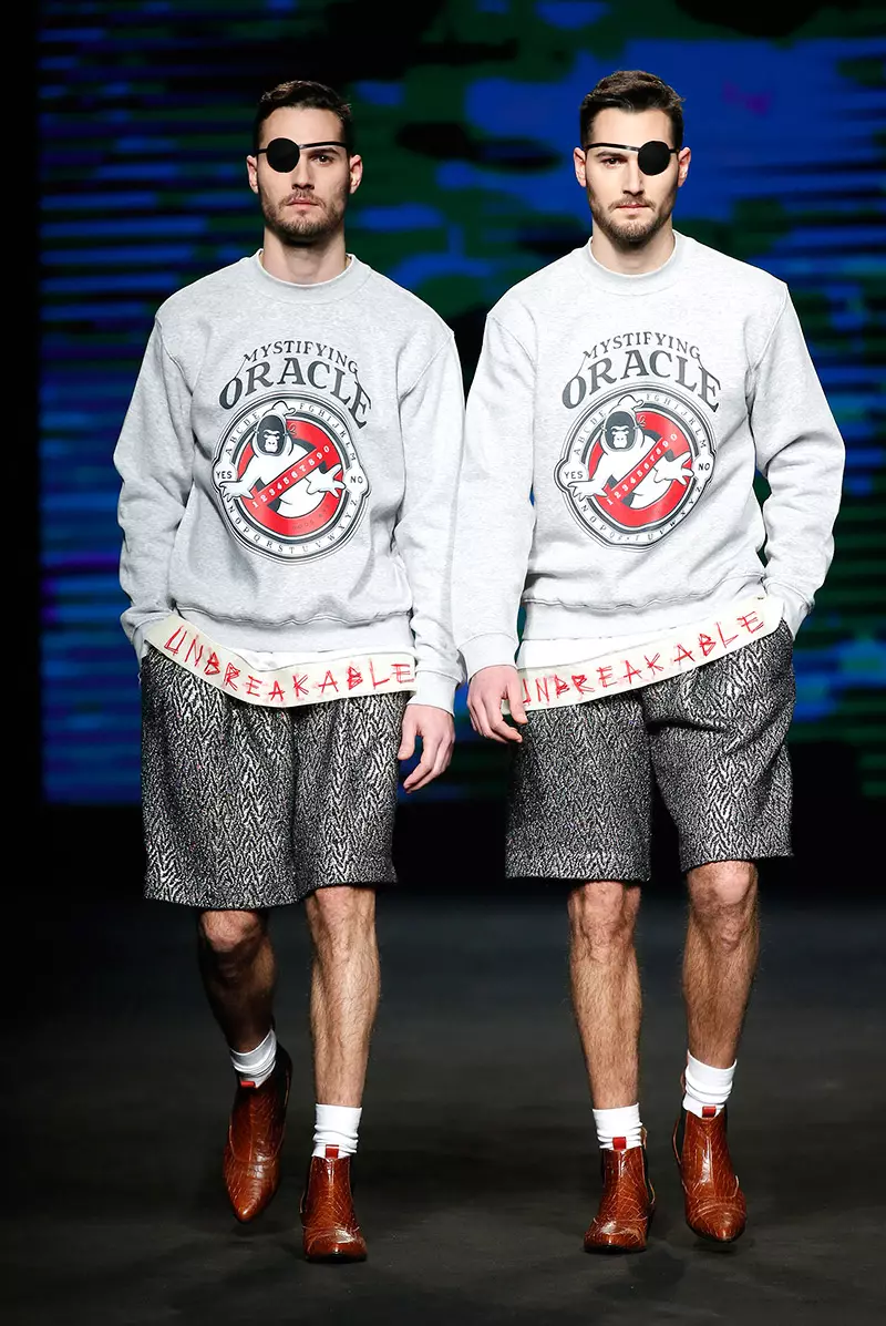 Brain&Beast idavumbulutsa zotolera zake za Fall/Zima 2015 mu 080 Barcelona Fashion.