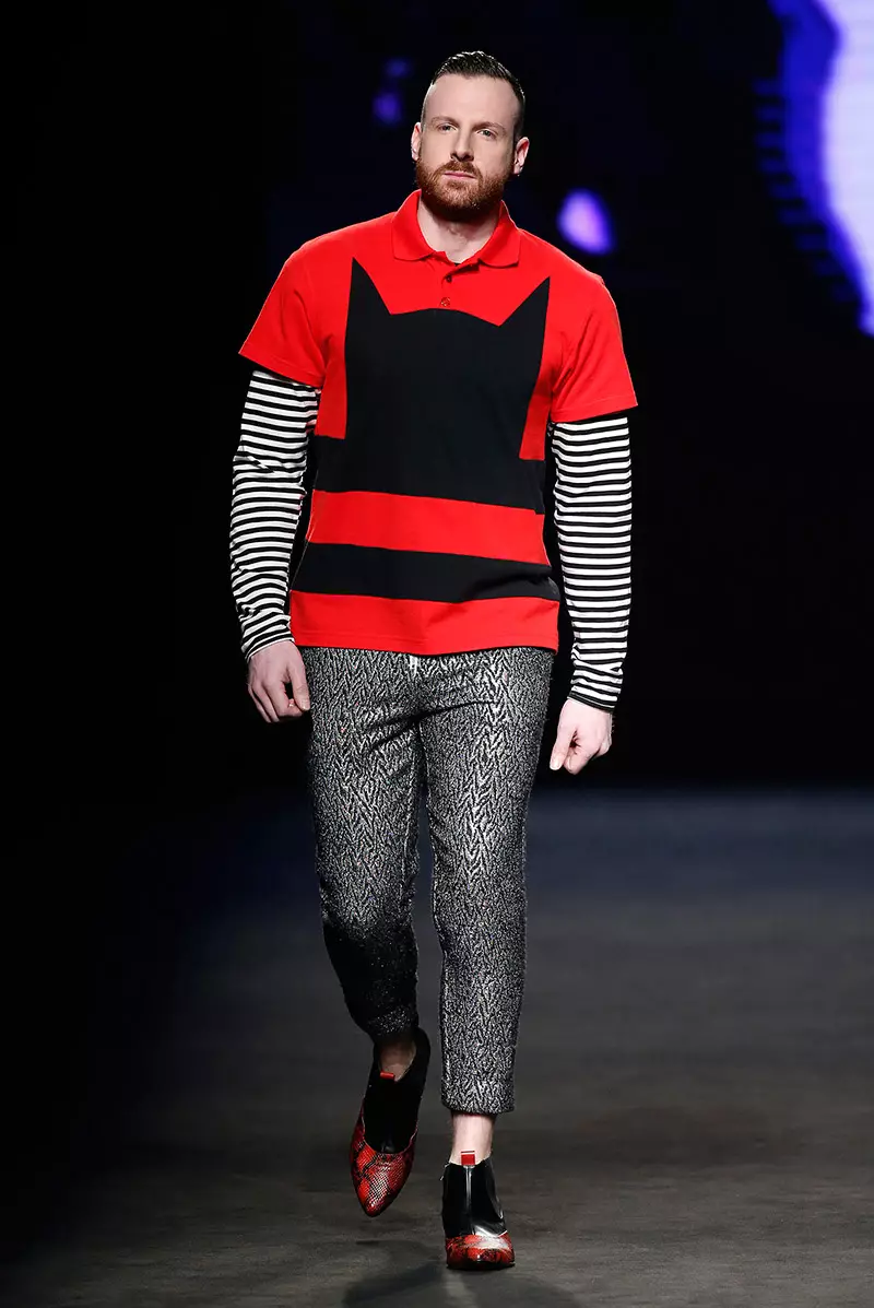 Inilabas ng Brain&Beast ang koleksyon nito sa Fall/Winter 2015 noong 080 Barcelona Fashion.