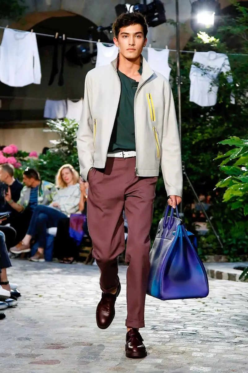 Hermes Menswear နွေဦးနွေရာသီ 2019 Paris18