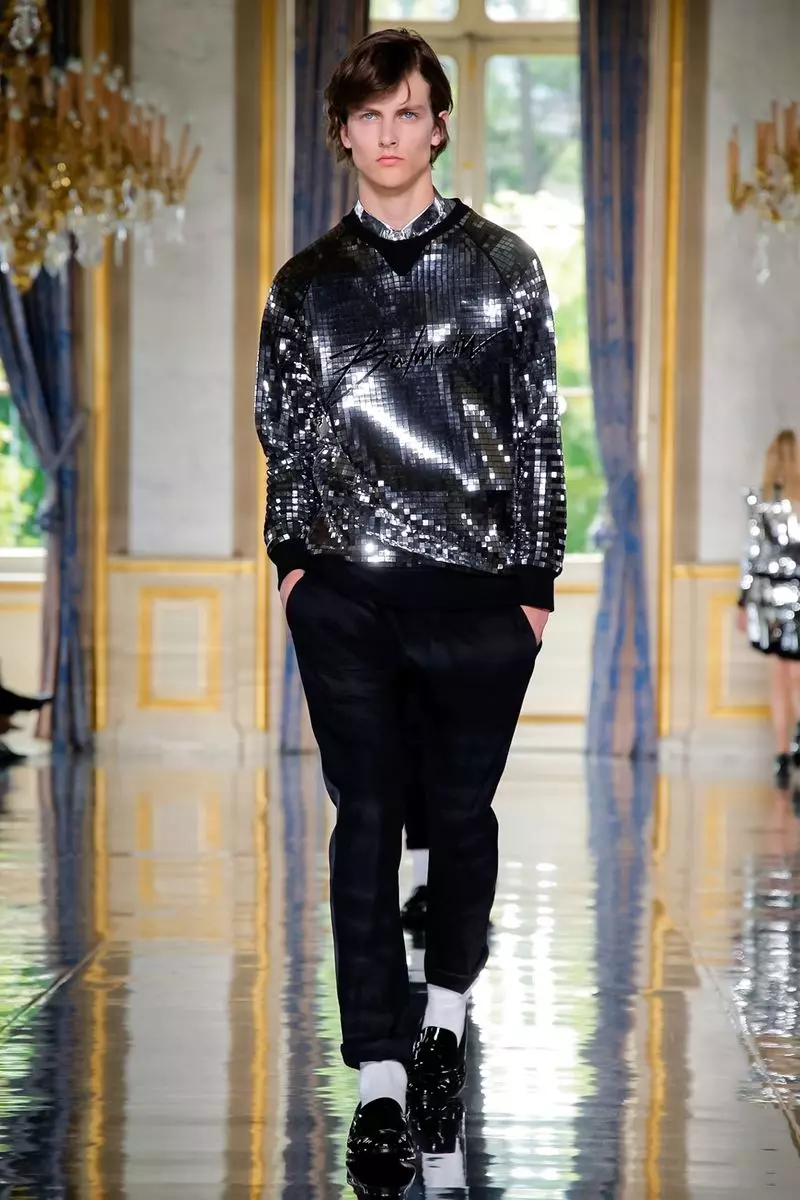 Balmain Homme ир-ат киеме 2019 елның җәе Париж101