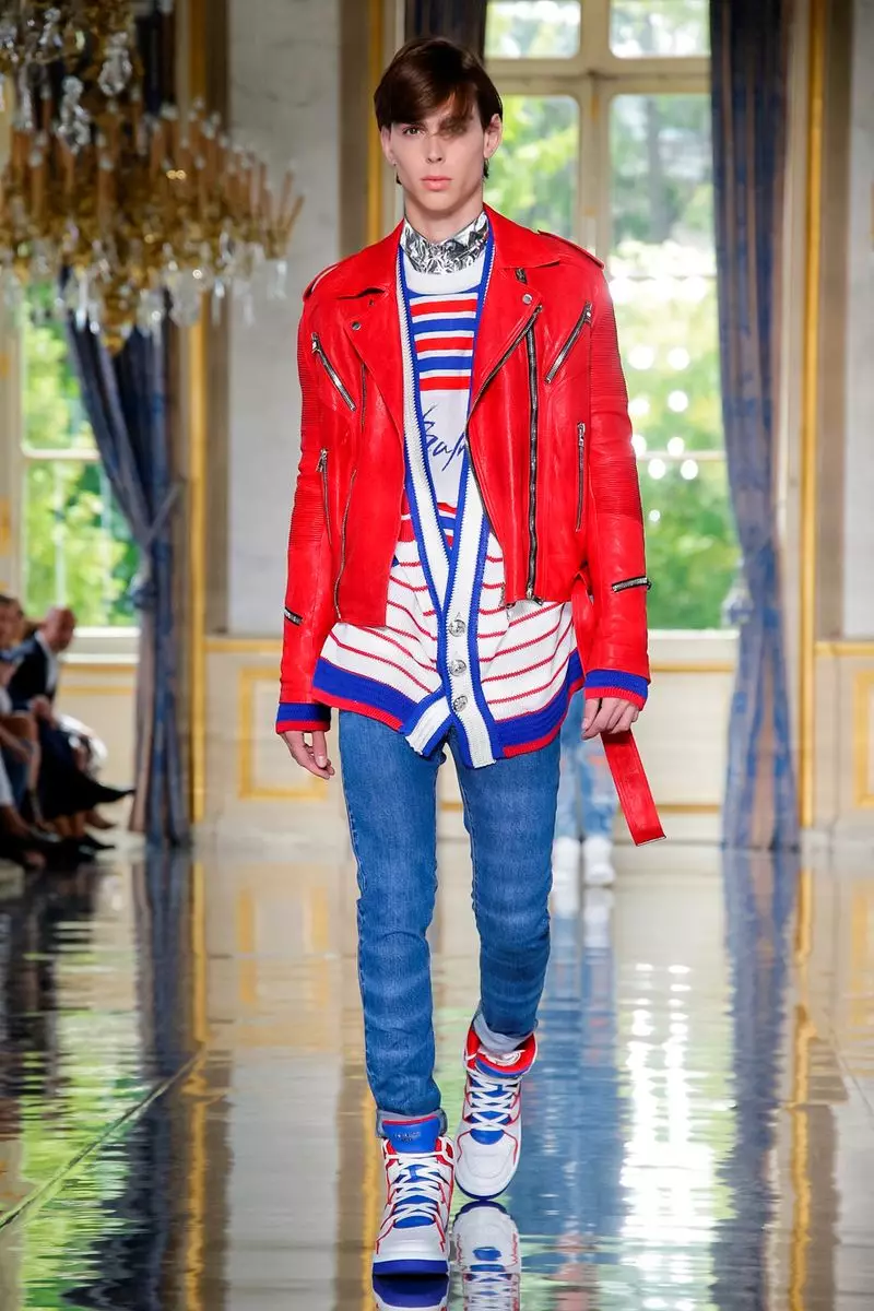 Balmain Homme erkaklar kiyimi 2019 yil bahor-yoz Parij23