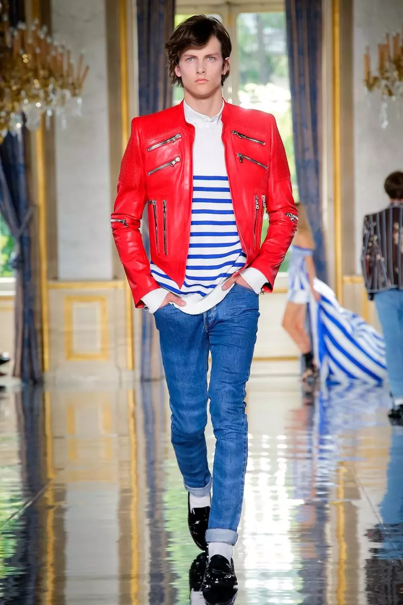 Balmain Homme Gizonezkoen Arropa 2019ko Udaberria Paris4