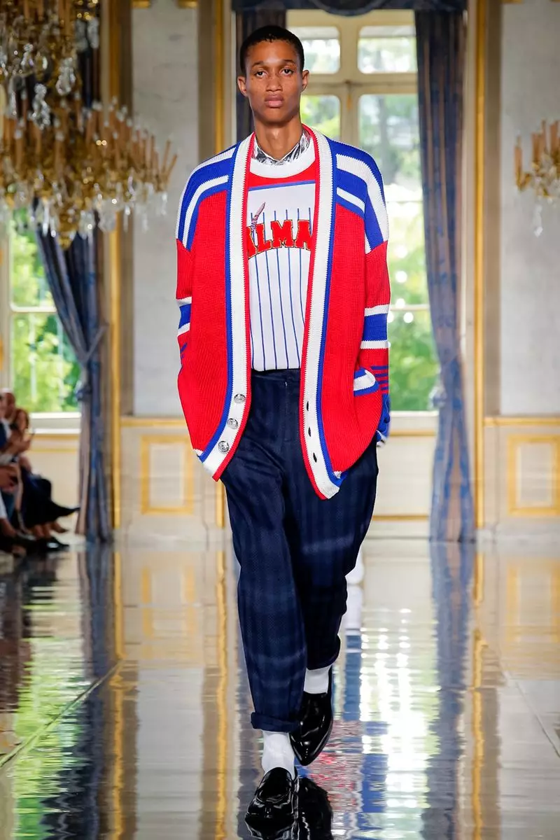 Balmain Homme Menswear Chilimwe Chilimwe cha 2019 Paris41