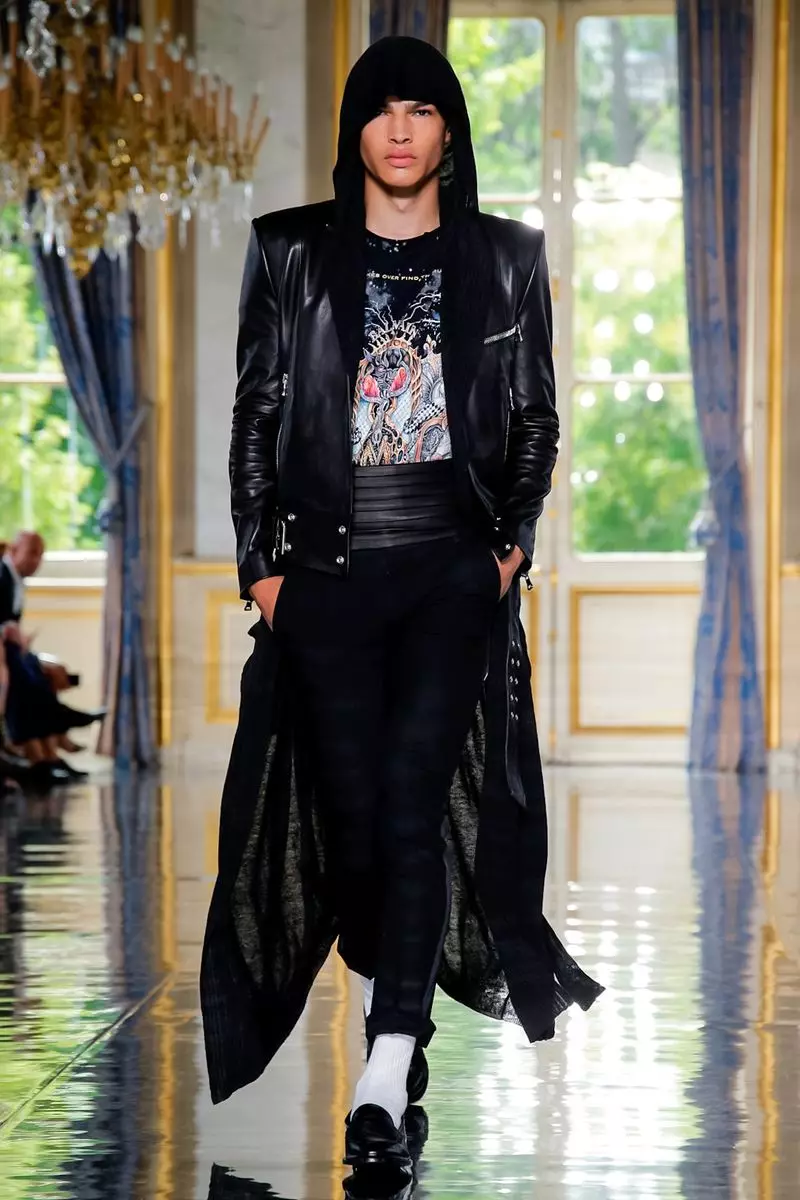 Balmain Homme férfiruha 2019 tavaszi nyár Párizs68