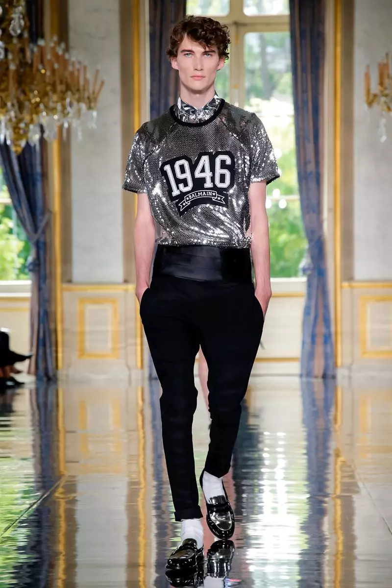 Balmain Homme Menswear Rebbiegħa Sajf 2019 Paris69