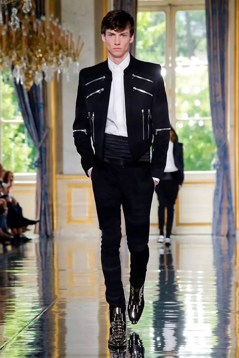 Balmain Homme Menswear Chilimwe Chilimwe cha 2019 Paris81