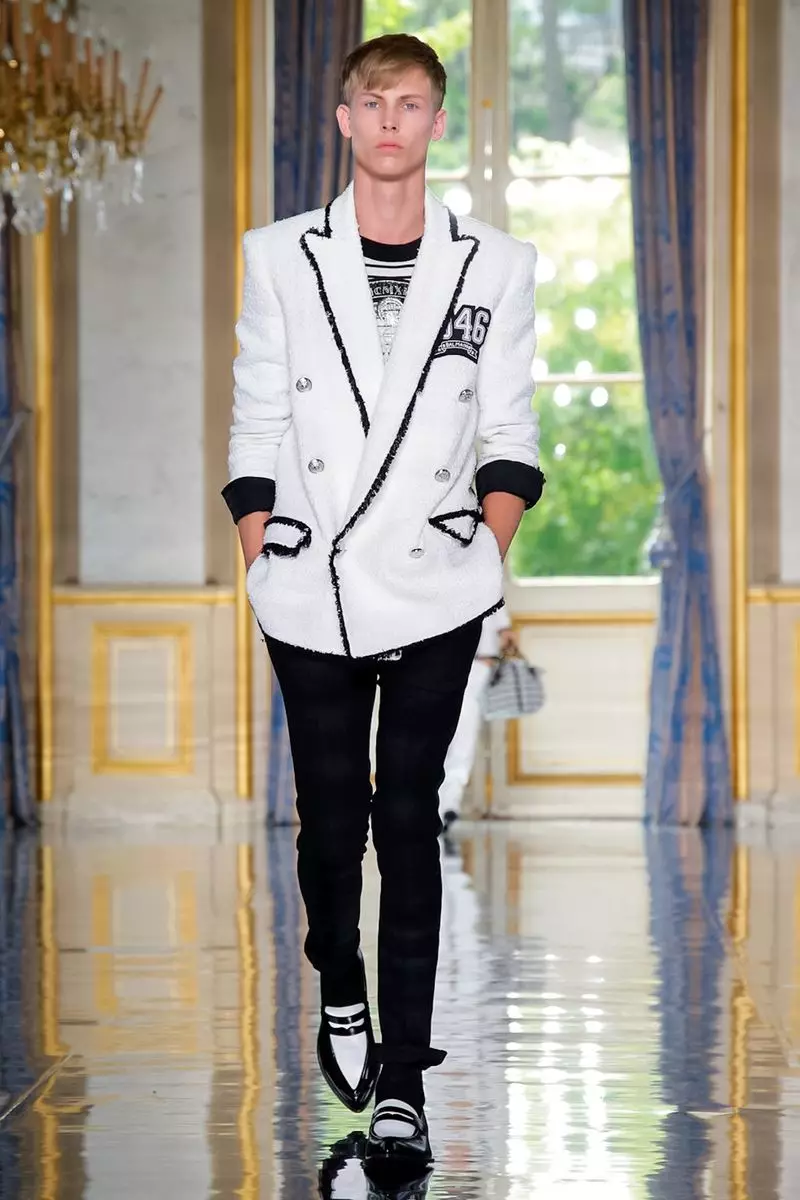 Akanjo lehilahy Balmain Homme lohataona fahavaratra 2019 Paris92