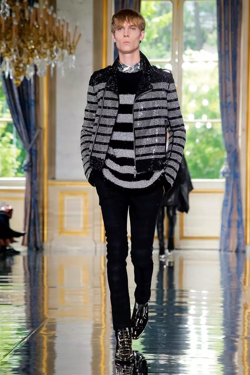 Veshje për meshkuj Balmain Homme Pranverë Verë 2019 Paris95