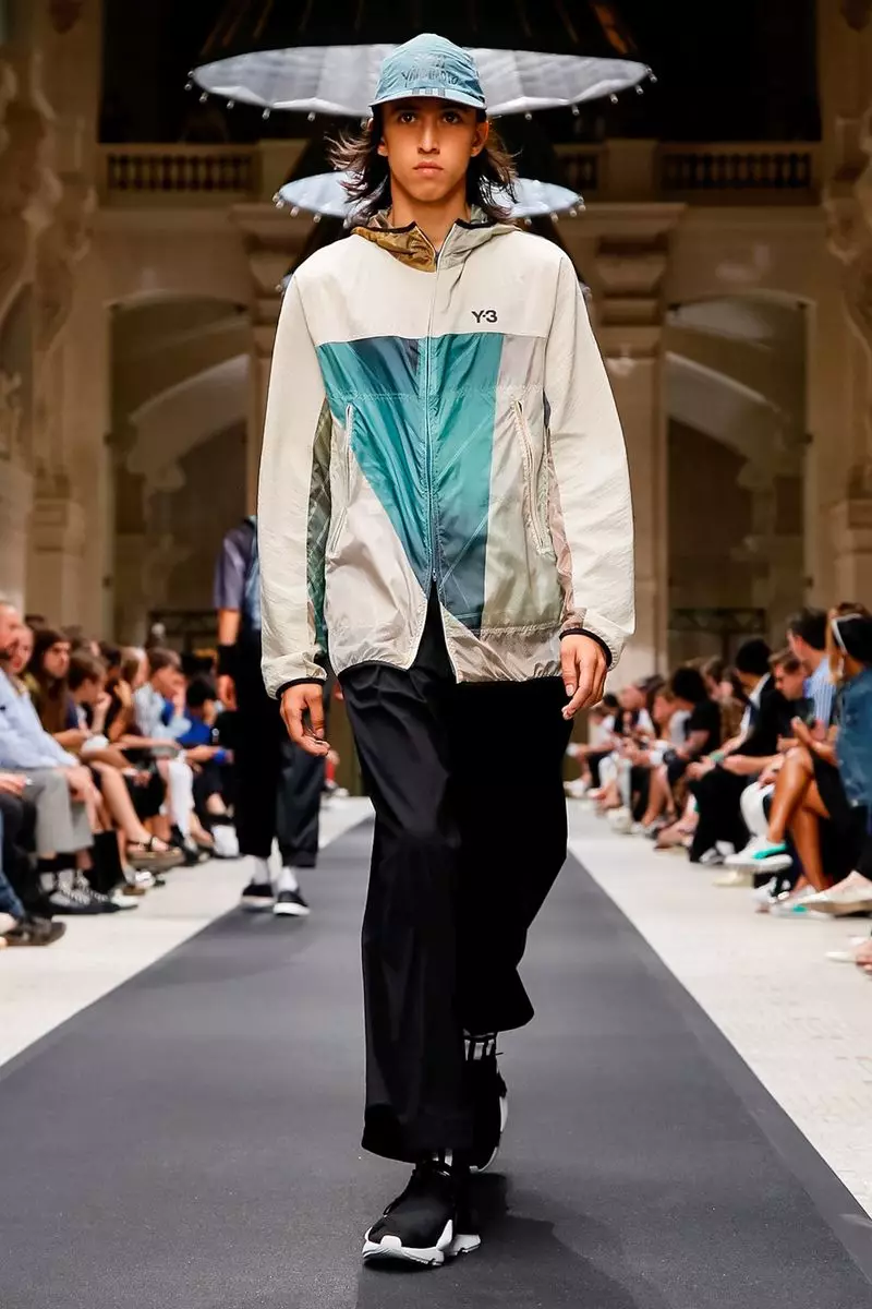 Y-3 남성복 봄 여름 2019 Paris16