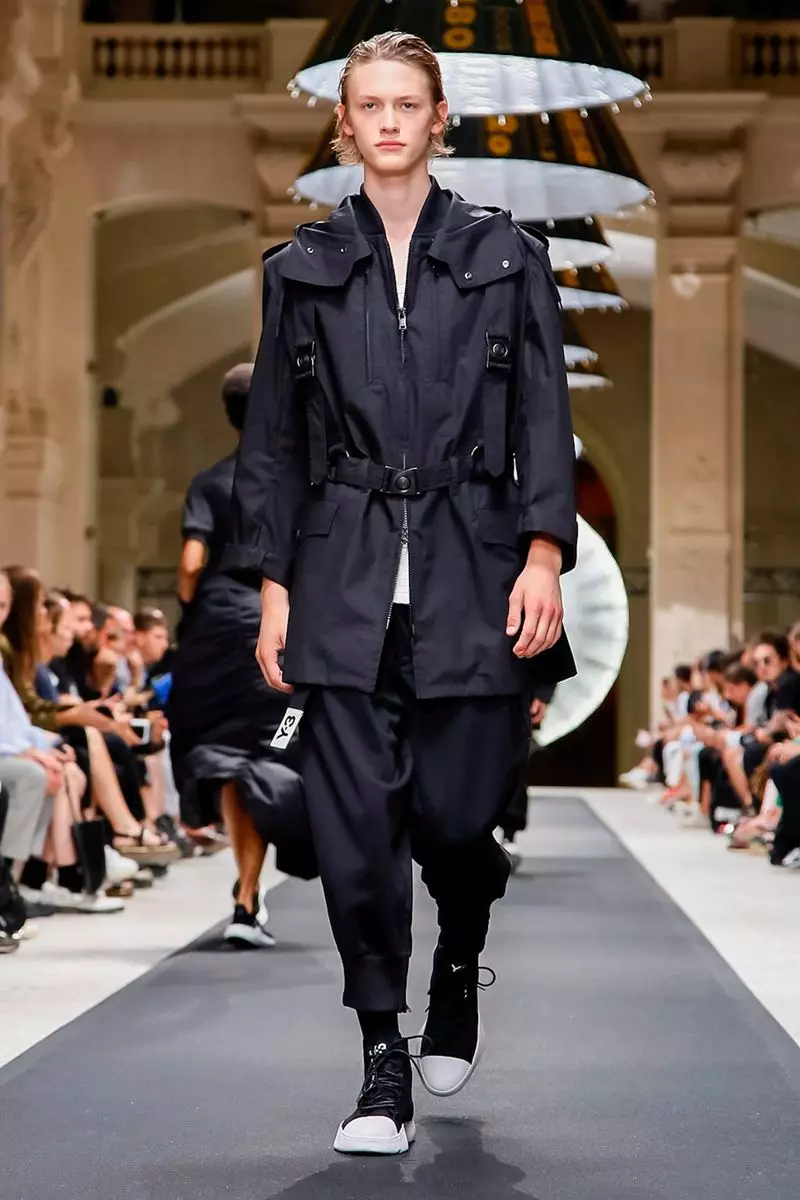 Y-3 Menswear Spring Chilimwe cha 2019 Paris32