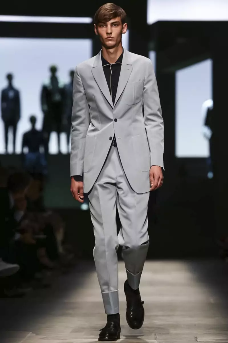 Ermenegildo Zegna Menswear Collection Spring Summer 2015 ໃນ Milan