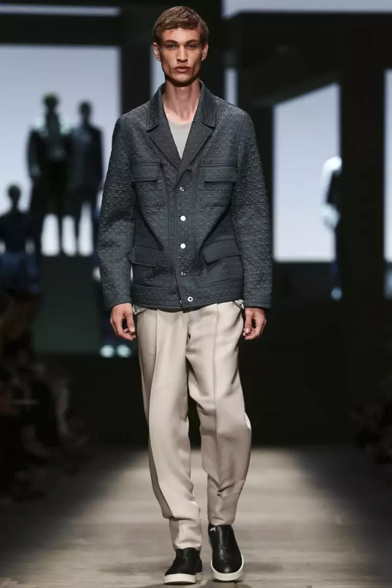 Ermenegildo Zegna ерлер киімінің топтамасы 2015 жылдың көктемгі жазы Миланда