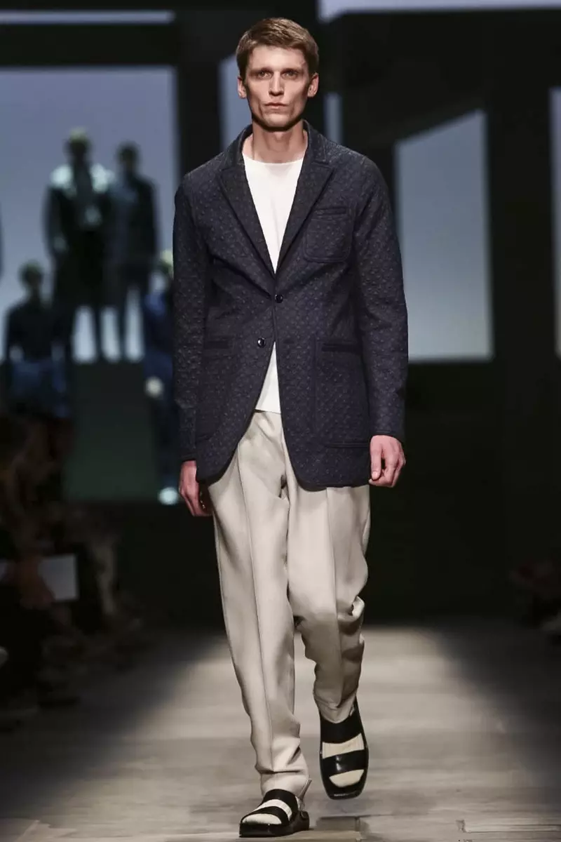 Ermenegildo Zegna පිරිමි ඇඳුම් එකතුව 2015 වසන්ත ගිම්හානය මිලාන්හි