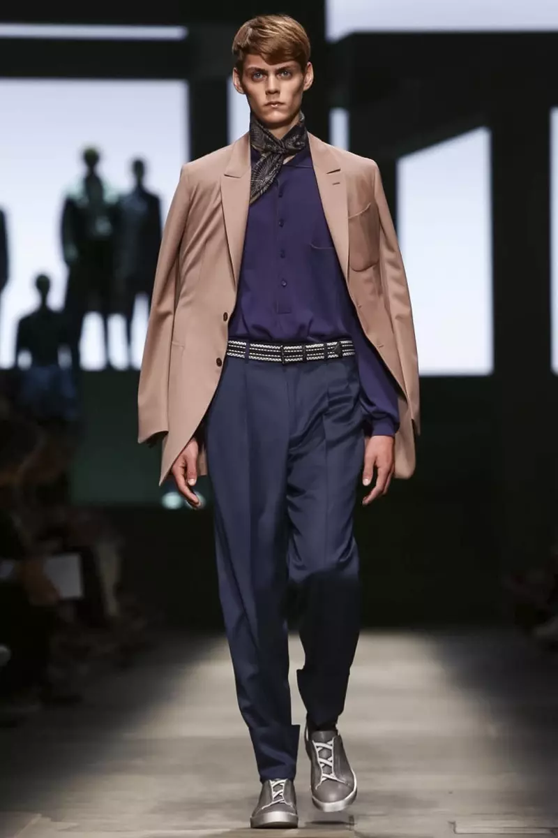 Ermenegildo Zegna පිරිමි ඇඳුම් එකතුව 2015 වසන්ත ගිම්හානය මිලාන්හි