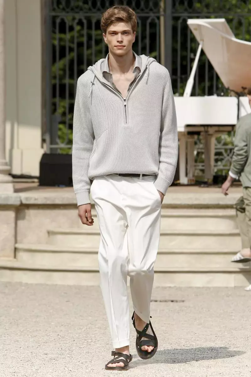 Corneliani, Menswear, Spring Summer, 2015, Fashion Show នៅ Milan