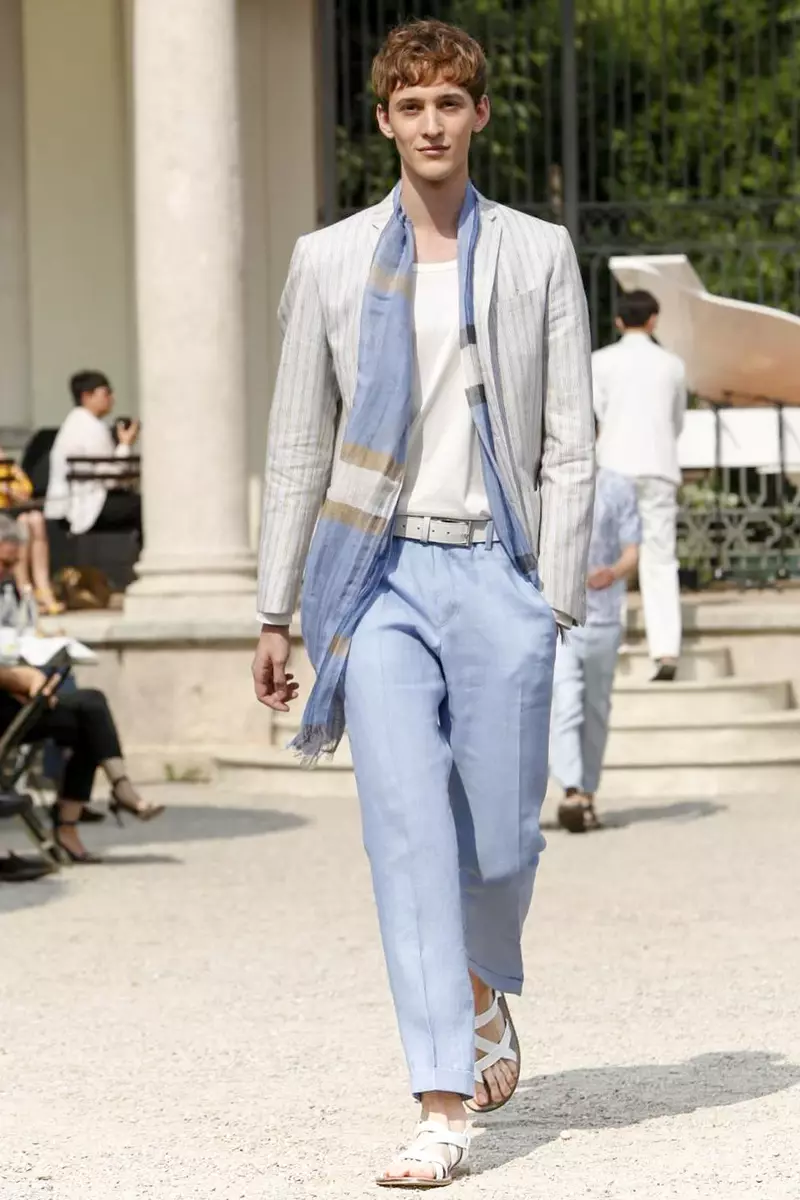 Corneliani, Menswear, פרילינג זומער, 2015, שניט ווייַזן אין מילאַן