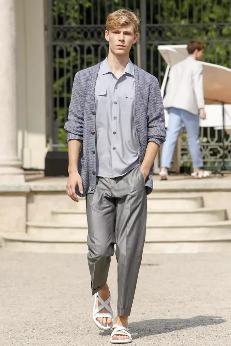 Corneliani, Menswear, Spring Summer, 2015, Sioe Ffasiwn ym Milan