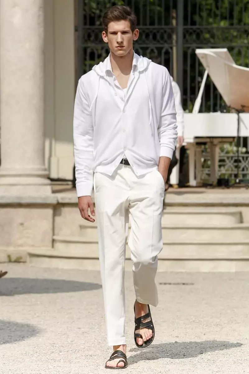 Corneliani, Menswear, Spring Summer, 2015, Fashion Show នៅ Milan