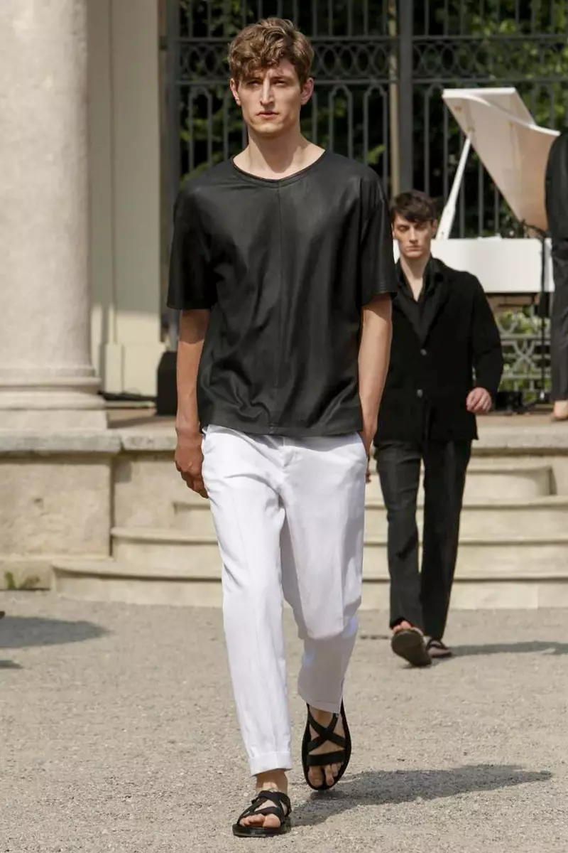 Corneliani, Menswear, Spring Summer, 2015, Fashion Show នៅ Milan