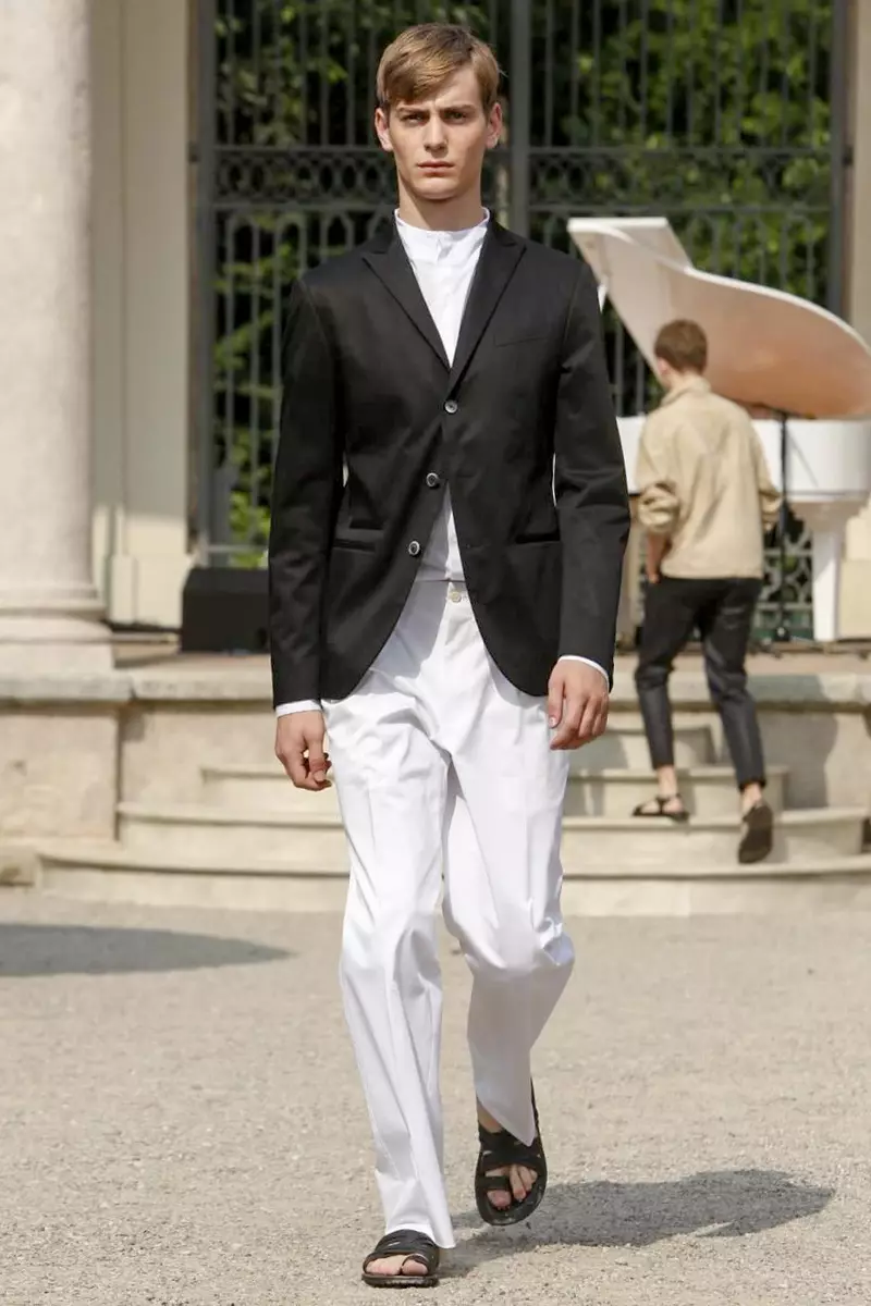 Corneliani, Menswear, Spring Summer, 2015, Sioe Ffasiwn ym Milan